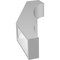 Ekena Millwork 3 1/2-in. W x 10-in. D x 22-in. H Balboa Architectural Grade PVC Knee Brace BRCP035X10X22BOA - alternate 4